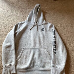 Carhartt Gray Women’s Logo Hoodie